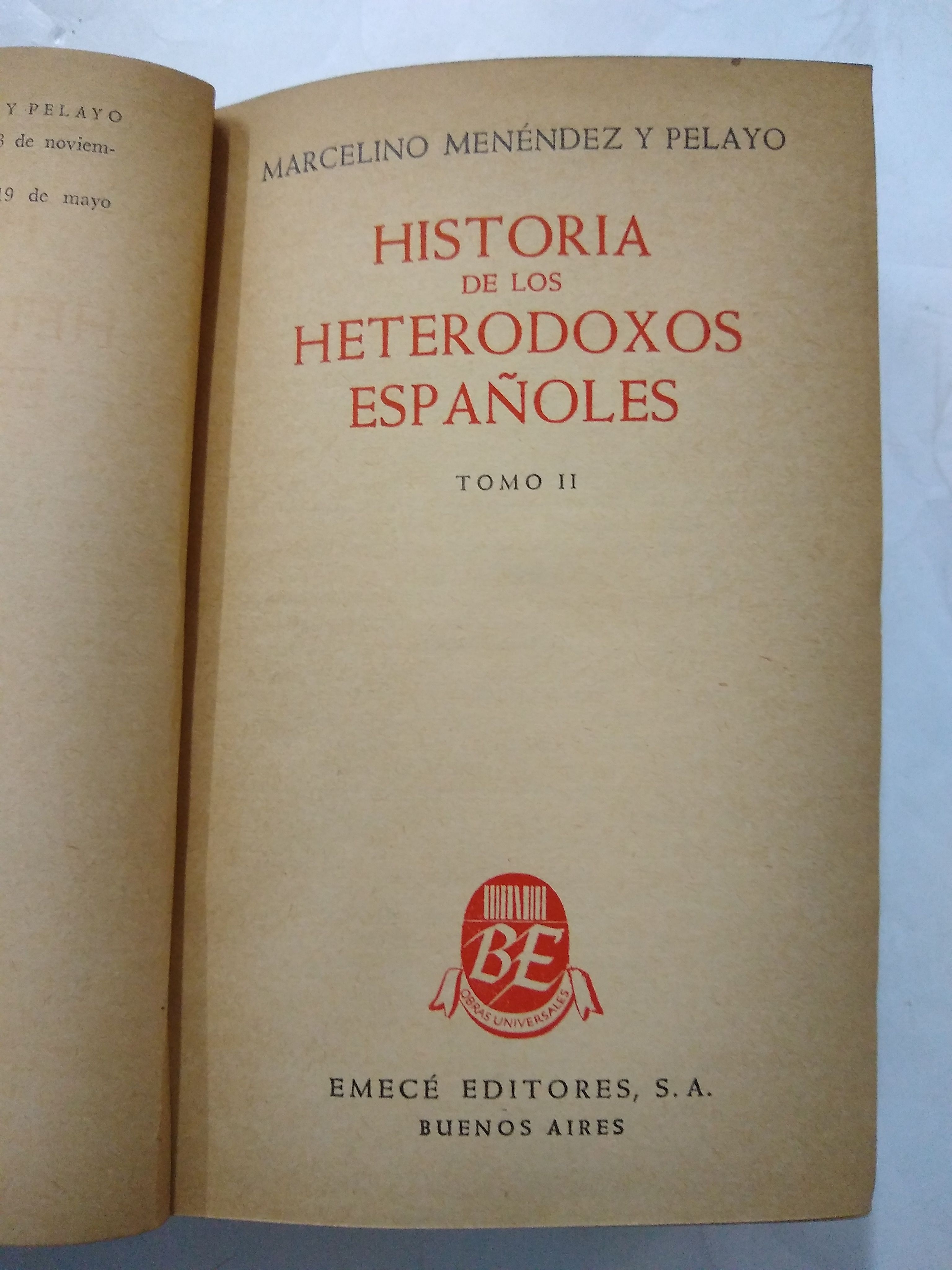 Historia de los Heterodoxos Españoles Tomo II - Marcelino Menendez y Pelayo