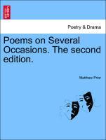 Poems on Several Occasions. The second edition. - Prior, Matthew