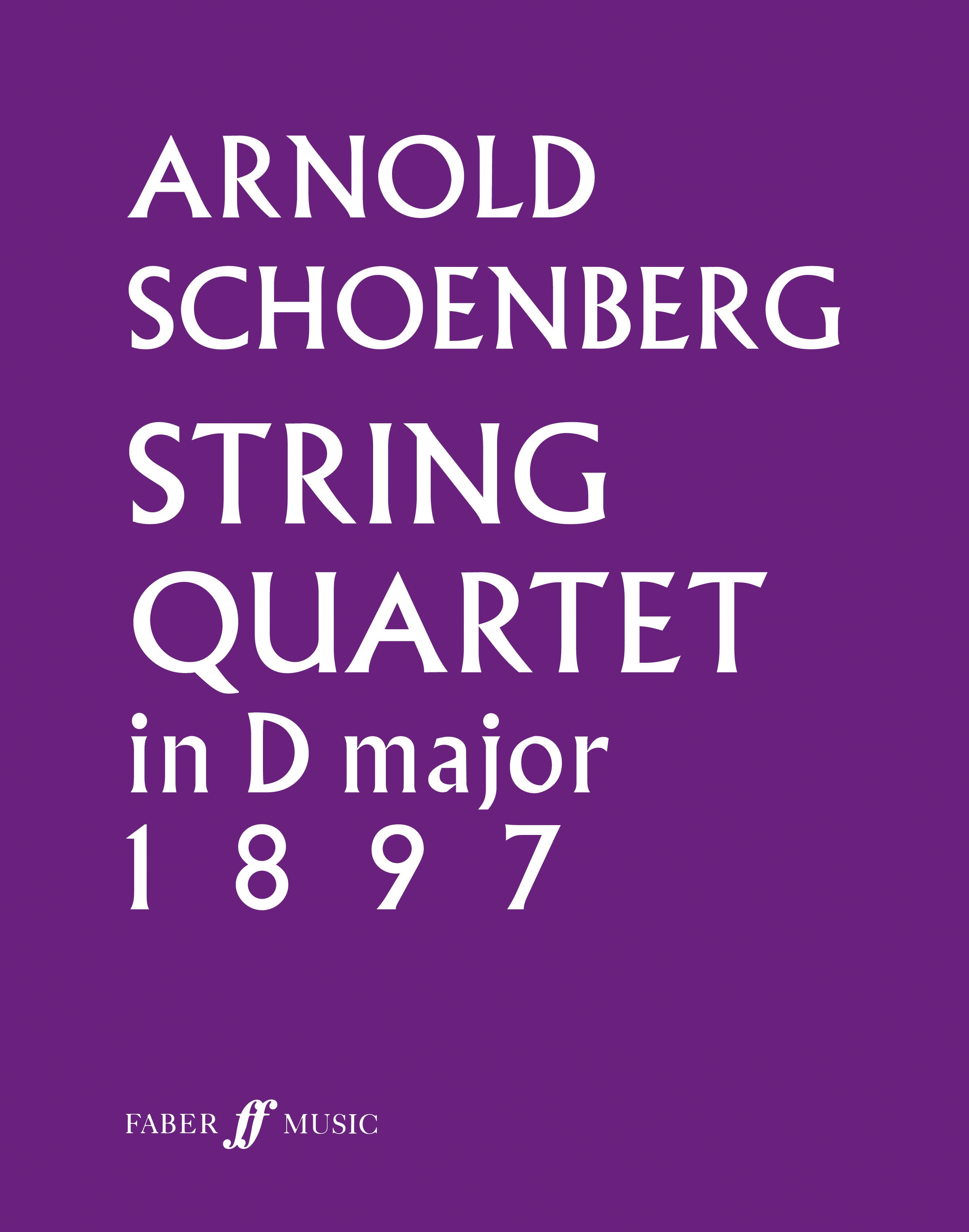 String Quartet in D Major - Schoenberg, Arnold