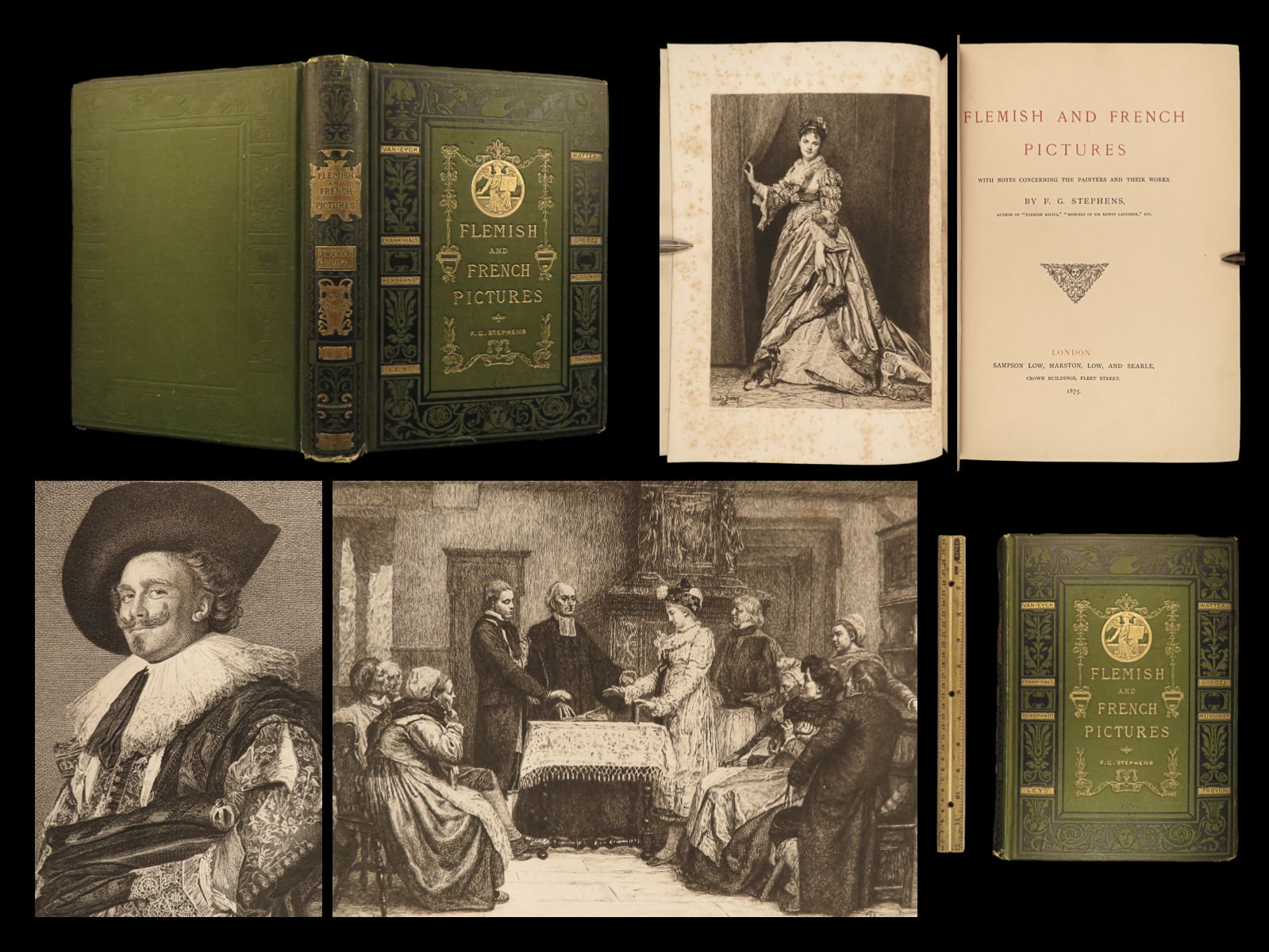 Flemish and French Pictures with Notes Concerning the Painters and Their Works. - STEPHENS, F.G.