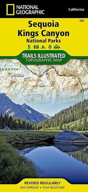 Sequoia/kings Canyon National Park - National Geographic Maps