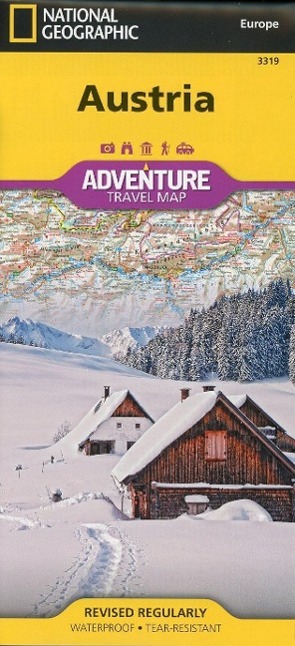 National Geographic Maps Austria 1 : 415 000 - National Geographic Maps