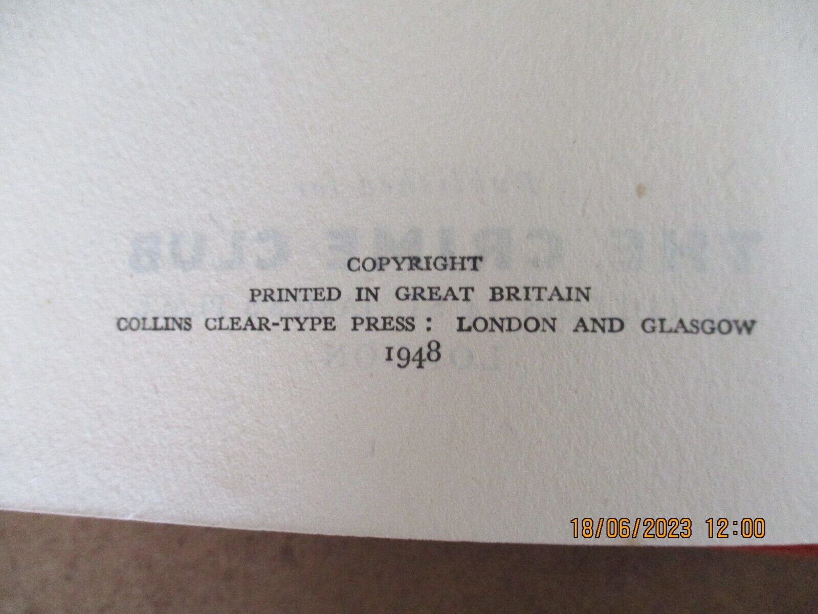 TAKEN AT THE FLOOD. by AGATHA CHRISTIE.: Very Good Hardcover (1948) 1st