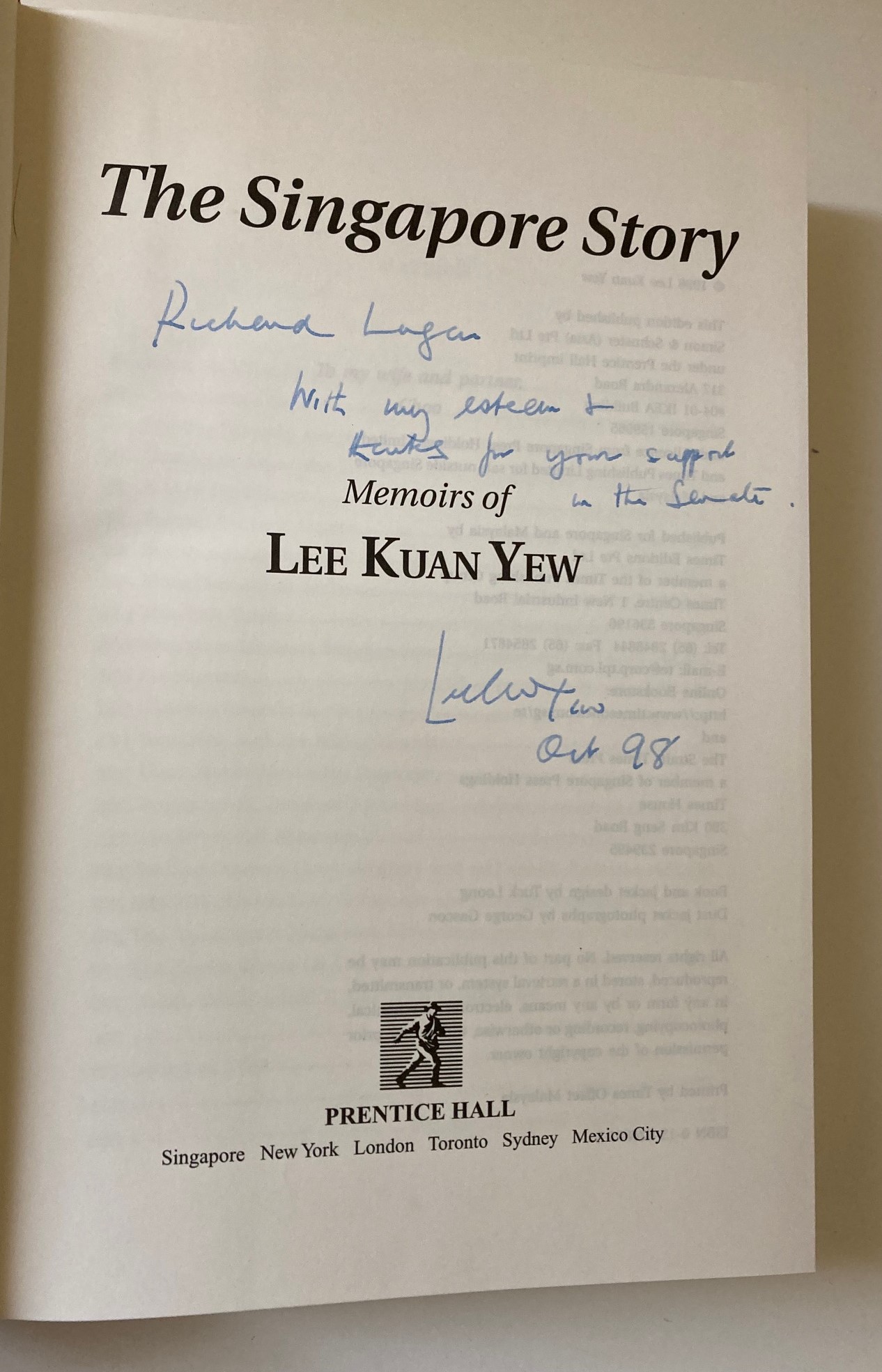 The Singapore Story: Memoirs of Lee Kuan Yew: Lee, Kuan Yew