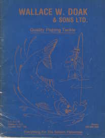 QUALITY FISHING TACKLE, Cat. No. 1 , by WALLACE W. DOAK & SONS LTD.: Very  Good Paperbound (1981) 1st Edition