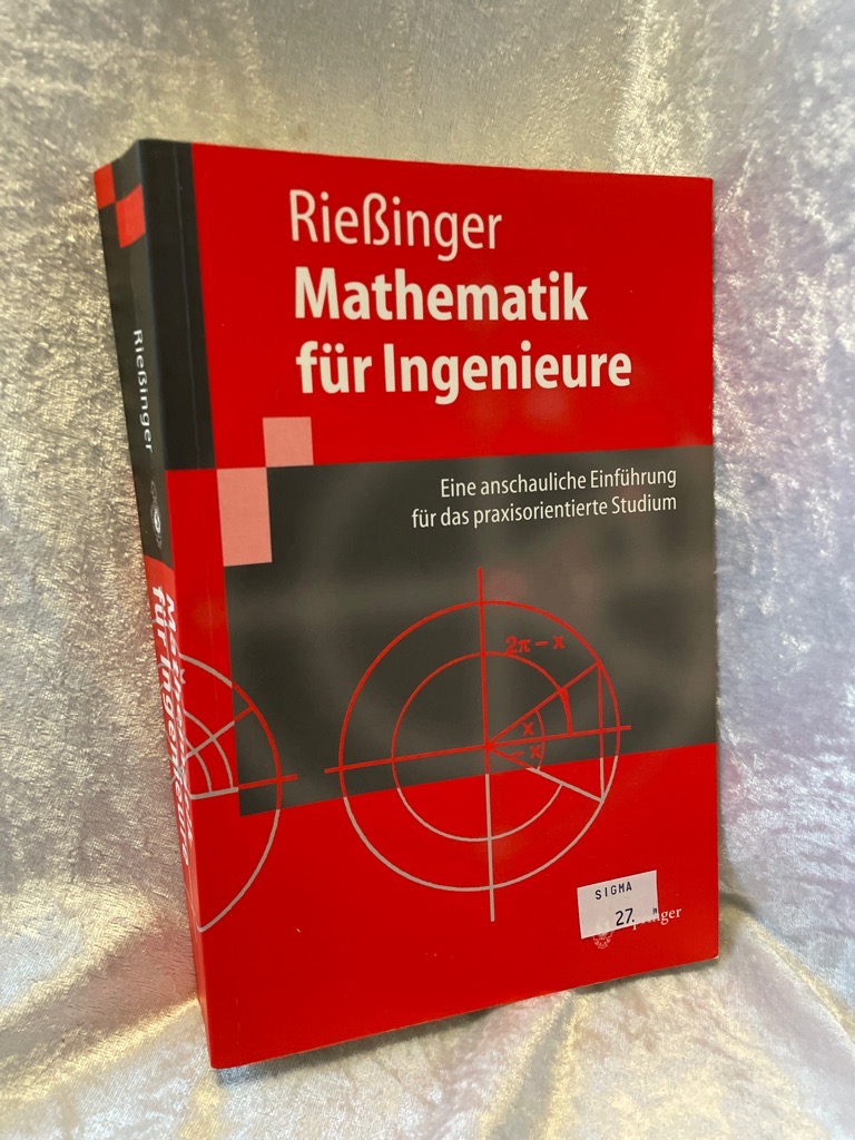 Mathematik für Ingenieure: Eine anschauliche Einführung für das praxisorientierte Studium (Springer-Lehrbuch) - Rießinger, Thomas