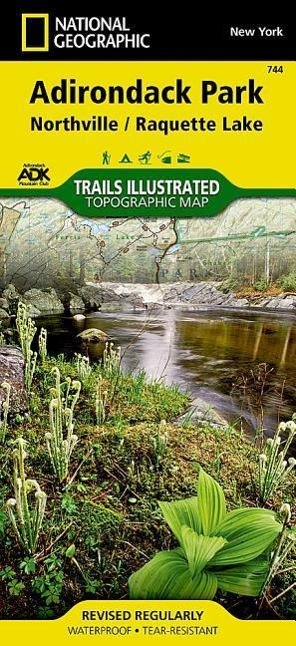 Northville, Raquette Lake: Adirondack Park - National Geographic Maps