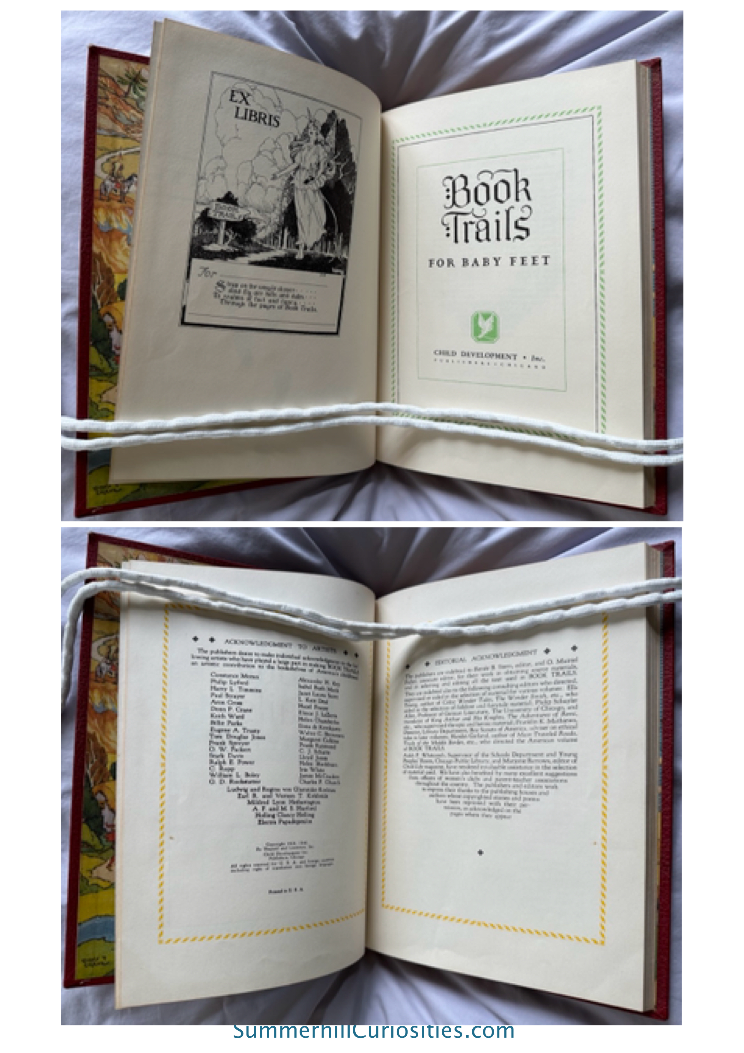Book trails for baby cheap feet