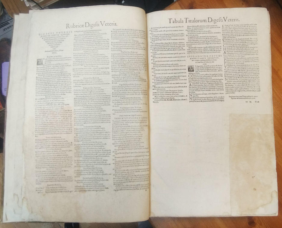 Digestum Vetus Seu Pandectarum Iuris Ciuilis Tomus Primus, Primam ...