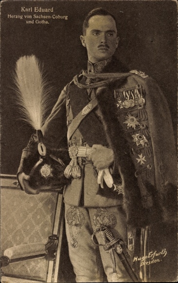 Ansichtskarte / Postkarte Karl Eduard, Herzog von Sachsen Coburg und