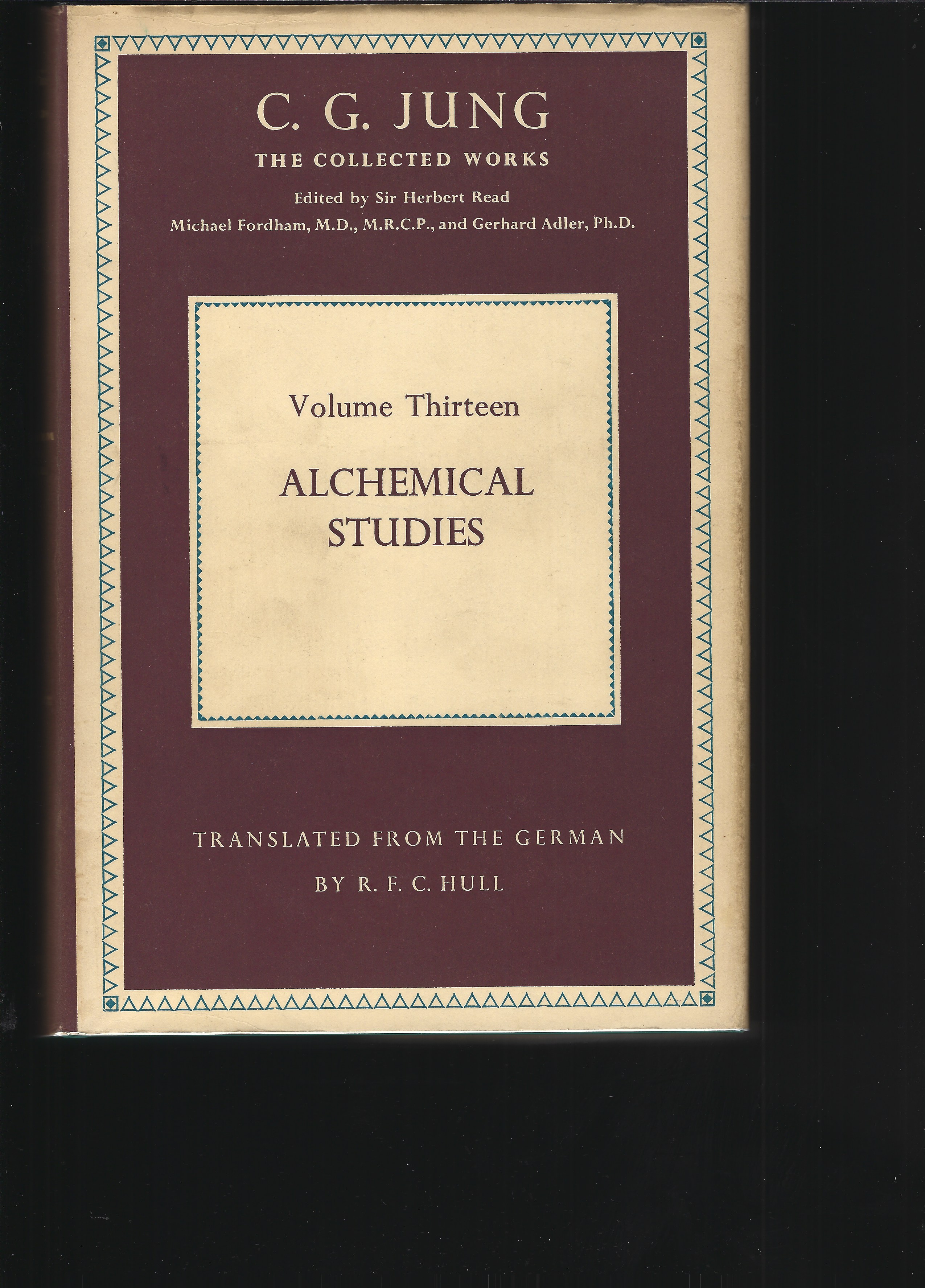 ALCHEMICAL STUDIES: Volume 13 of The Collected Works - JUNG, C. G. (Translated from the German by R. F. C. Hull)