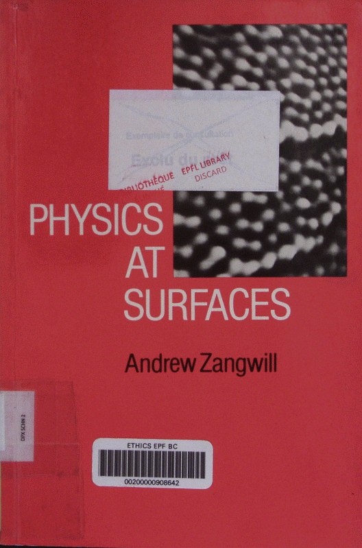 Physics at surfaces. - Andrew, Zangwill