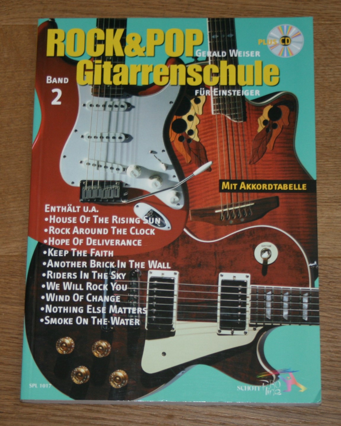 Rock & Pop Gitarrenschule für Einsteiger: Band 2. mit Akkordtabelle, inkl. Audio-CD. - Weiser, Gerald