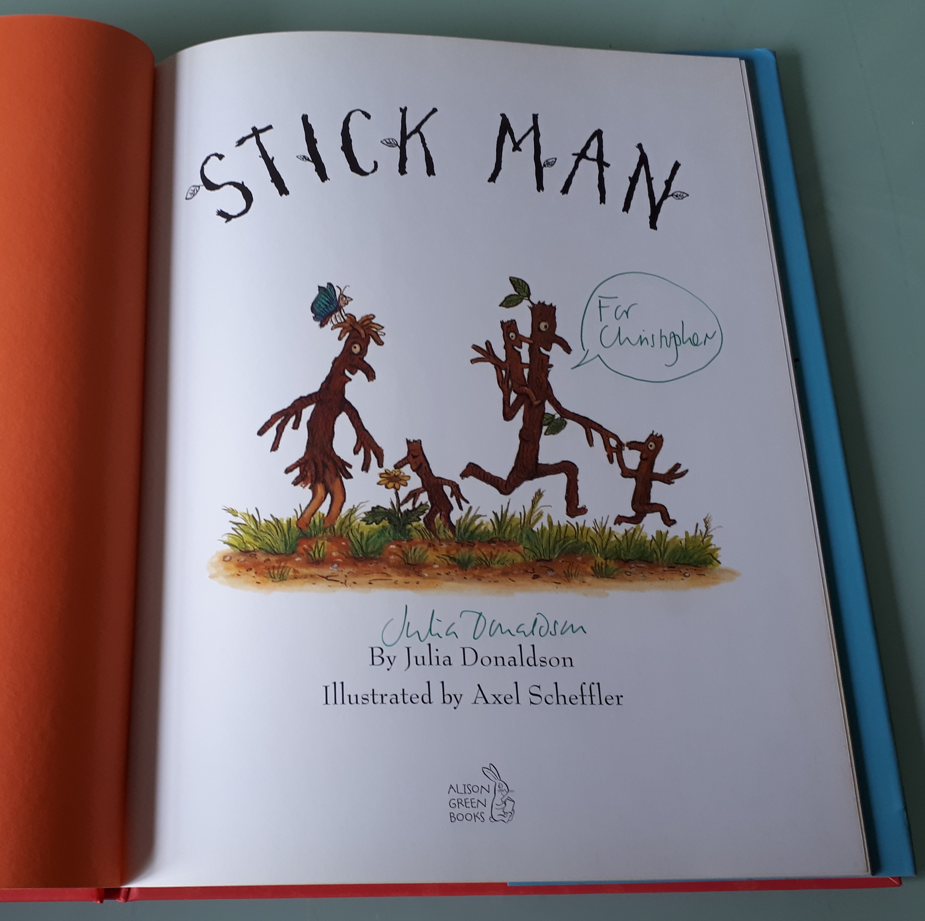 Stick Man Book & CD - Donaldson, Julia: 9781407117294 - AbeBooks