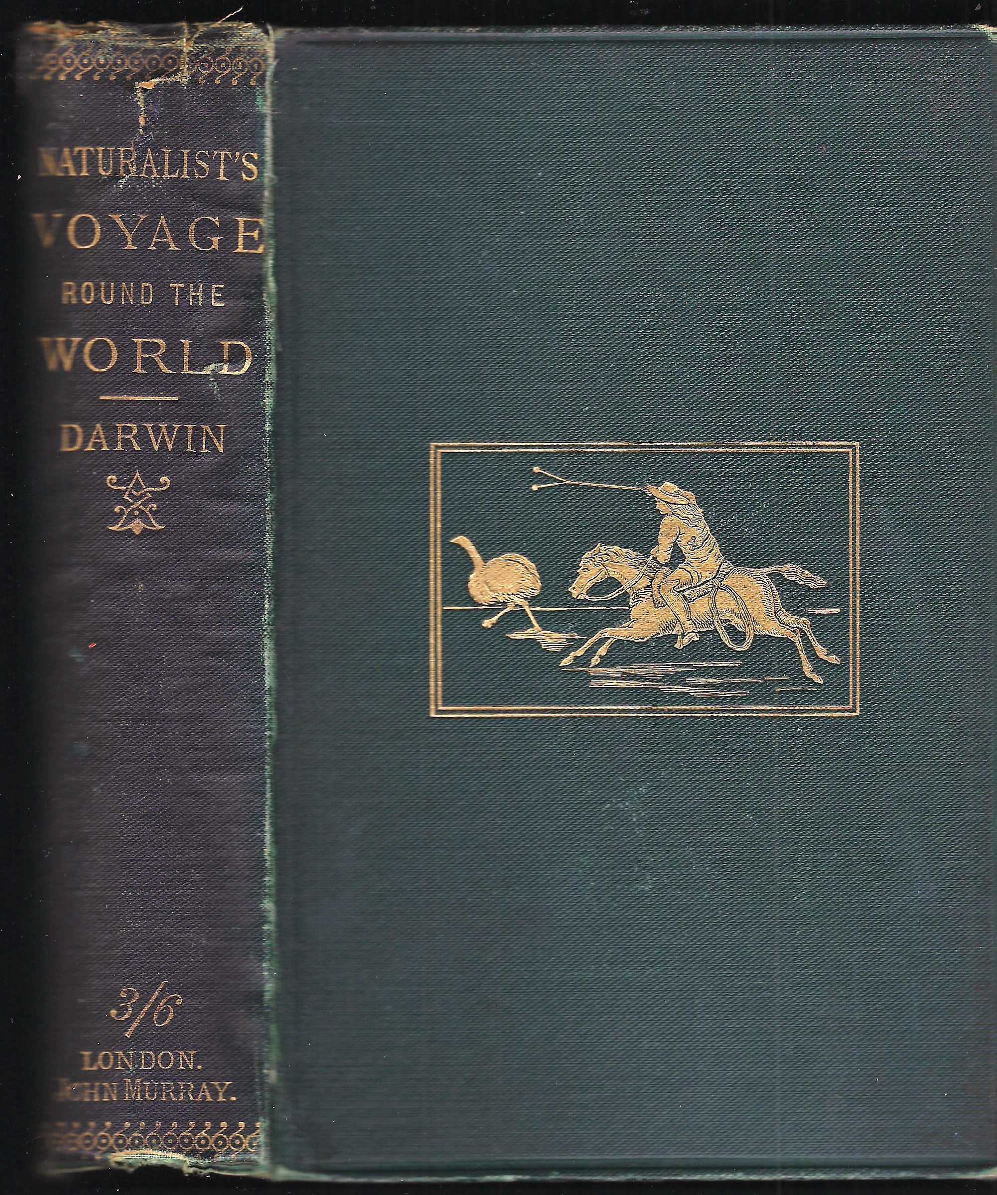 A Naturalist's Voyage. Journal of Researches into the Natural History and Geology of the Countries visited during the Voyage of HMS 'Beagle' round the World, under the Command of Captain FitzRoy. - Darwin, Charles