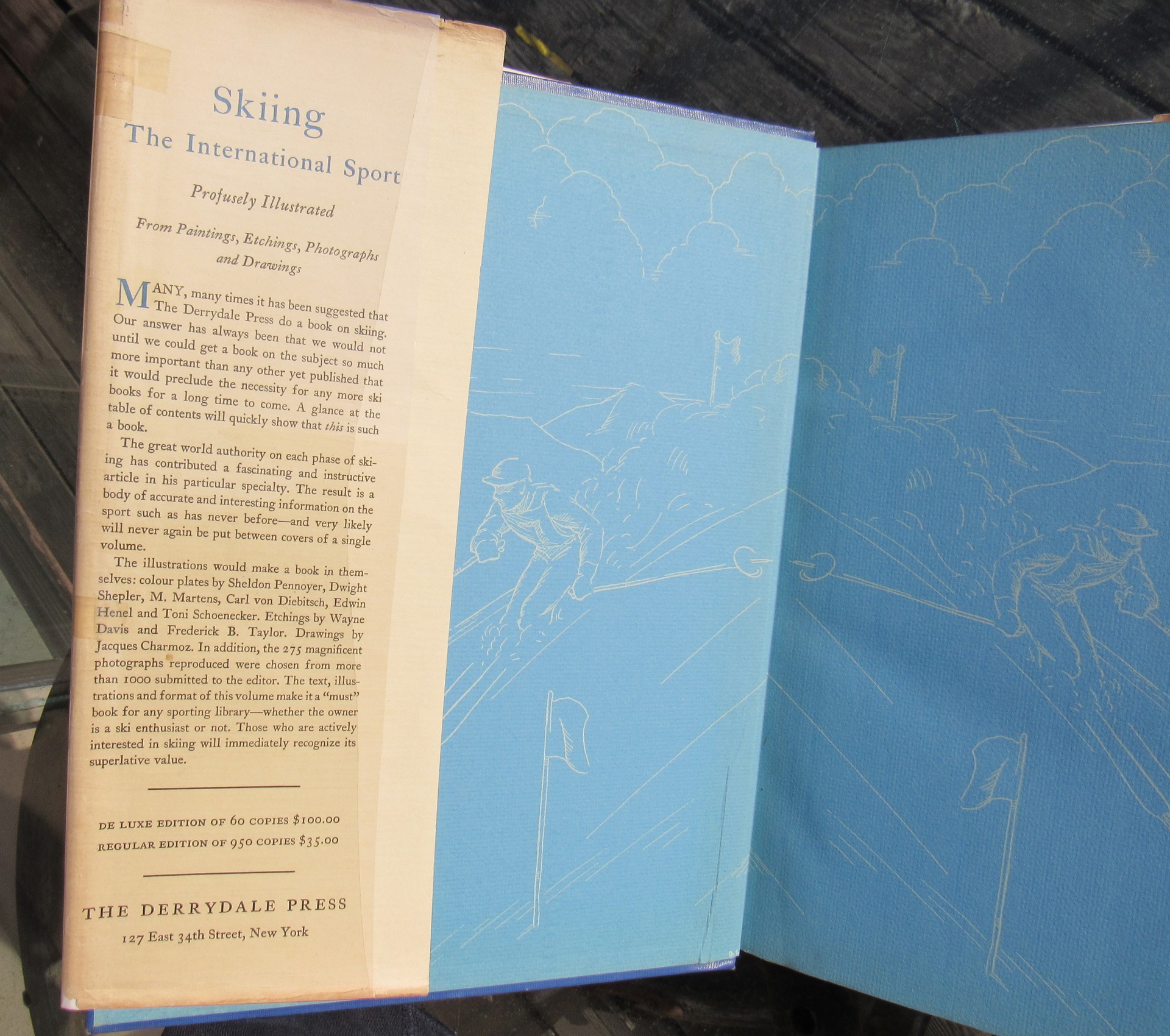 Skiing The International Sport -- 1937 FIRST EDITION with DUST JACKET ...