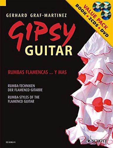 Gipsy Guitar - Rumba-Styles of the Flamenco Guitar - edition with 2 CDs plus DVD - guitar - Gerhard Graf-Martinez