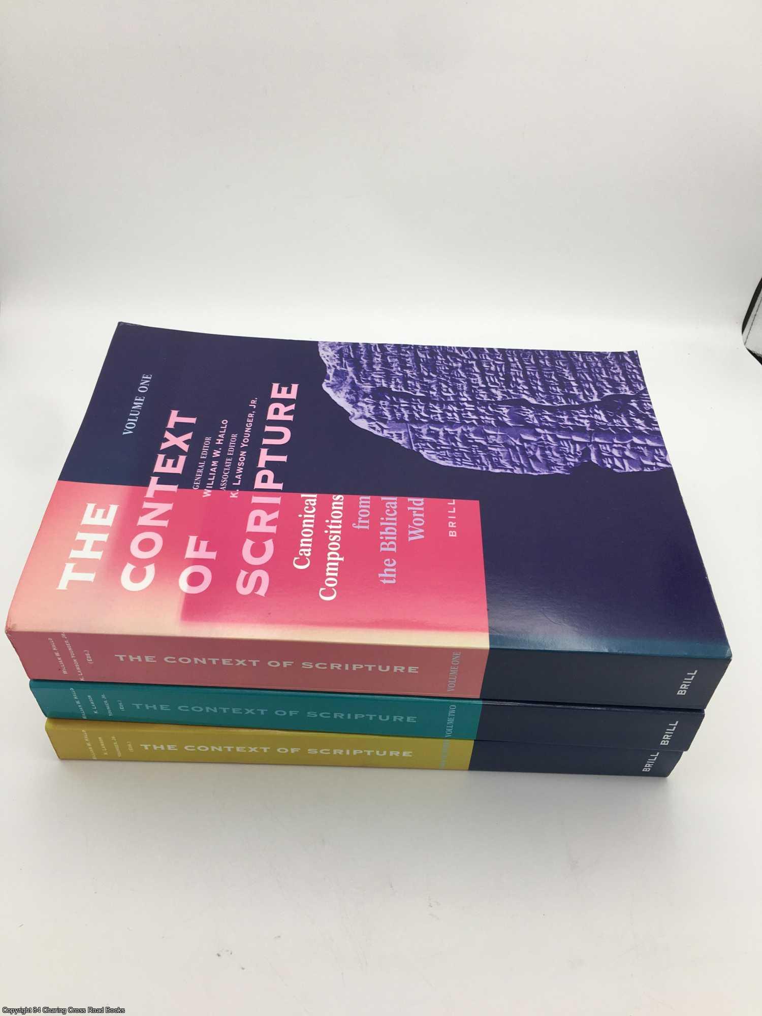 Context of Scripture (3 Vols.): Canonical Compositions, Monumental Inscriptions and Archival Documents from the Biblical World - Hallo, William