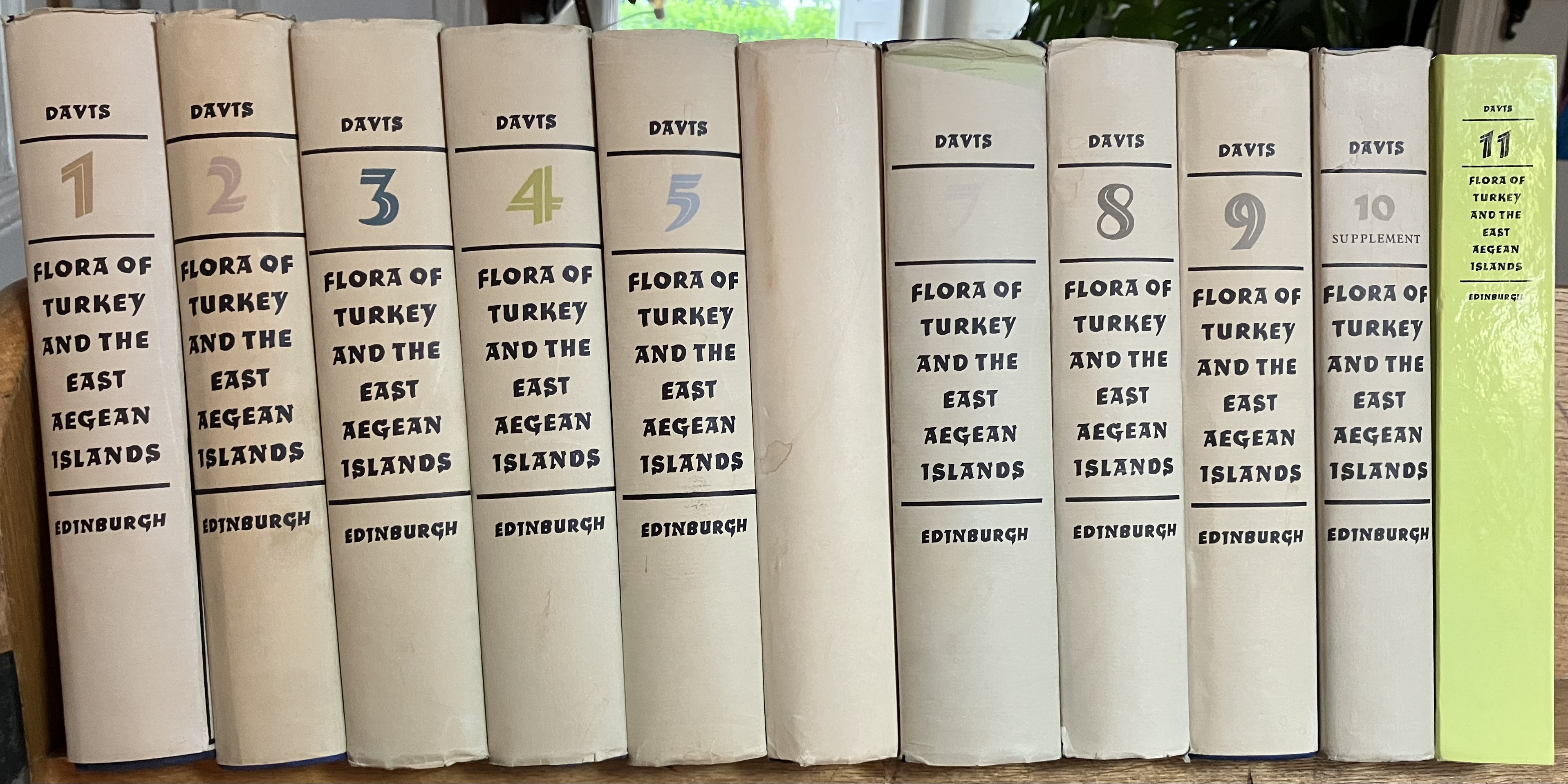 Flora of Turkey and the East Aegean Islands [11 Volume Set] - Edited by P.H. Davis, Adil Güner, R. Miller, Kit Tan