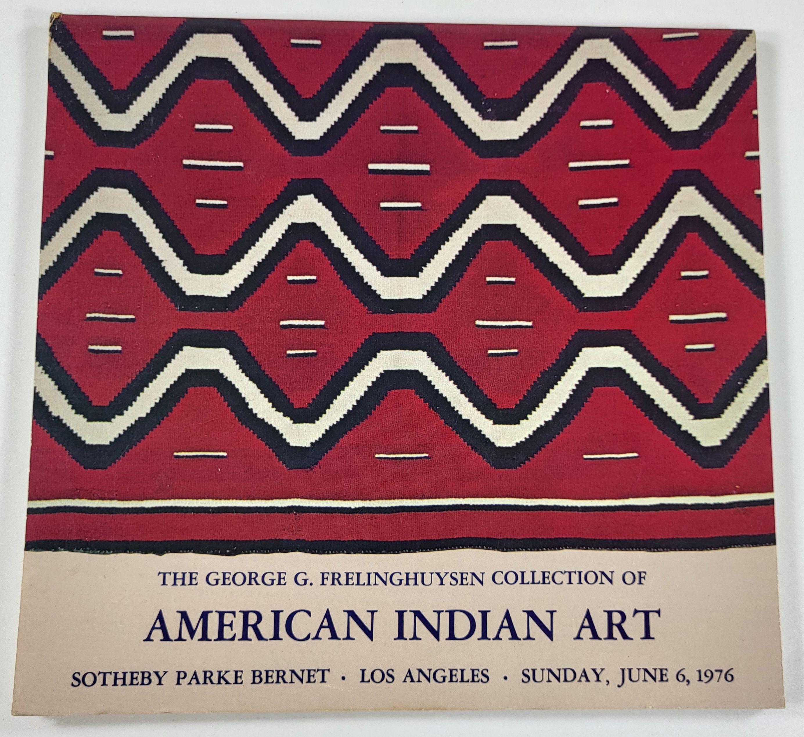 The George G. Frelinghuysen Collection of American Indian Art. Los Angeles: June 6, 1976 Sale Number 190 Sotheby Parke Bernet [Auction Catalogue - Ca