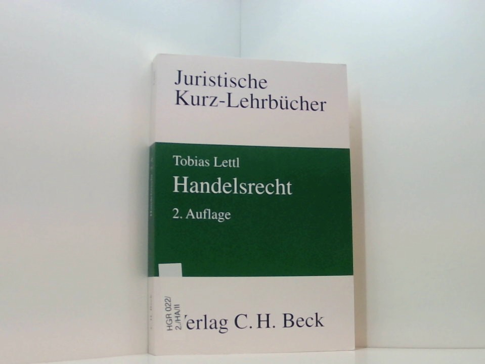 Handelsrecht: Ein Studienbuch ein Studienbuch - Lettl, Tobias
