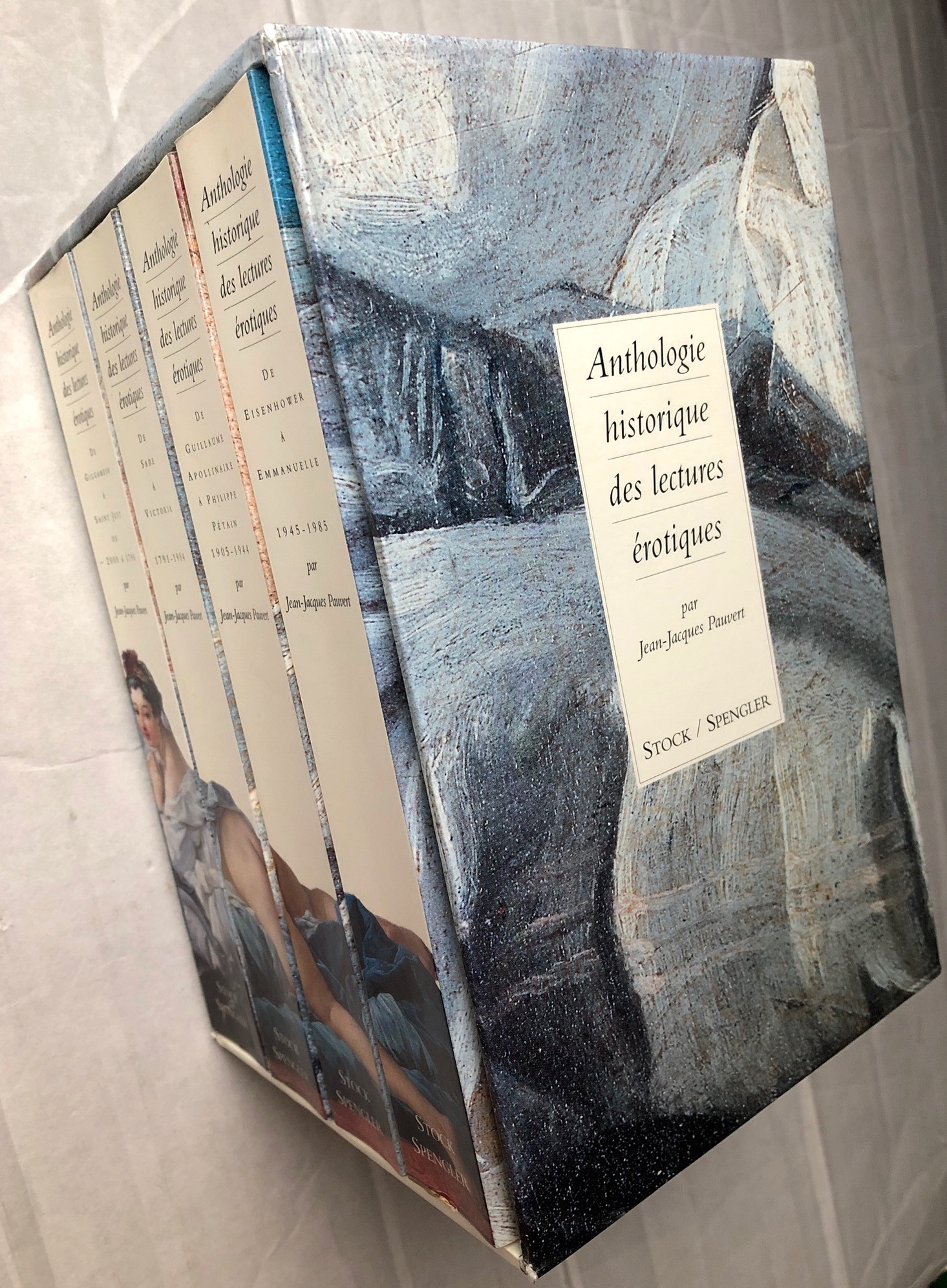 Anthologie historique des lectures érotiques Coffret 4 volumes - Pauvert Jean-Jacques