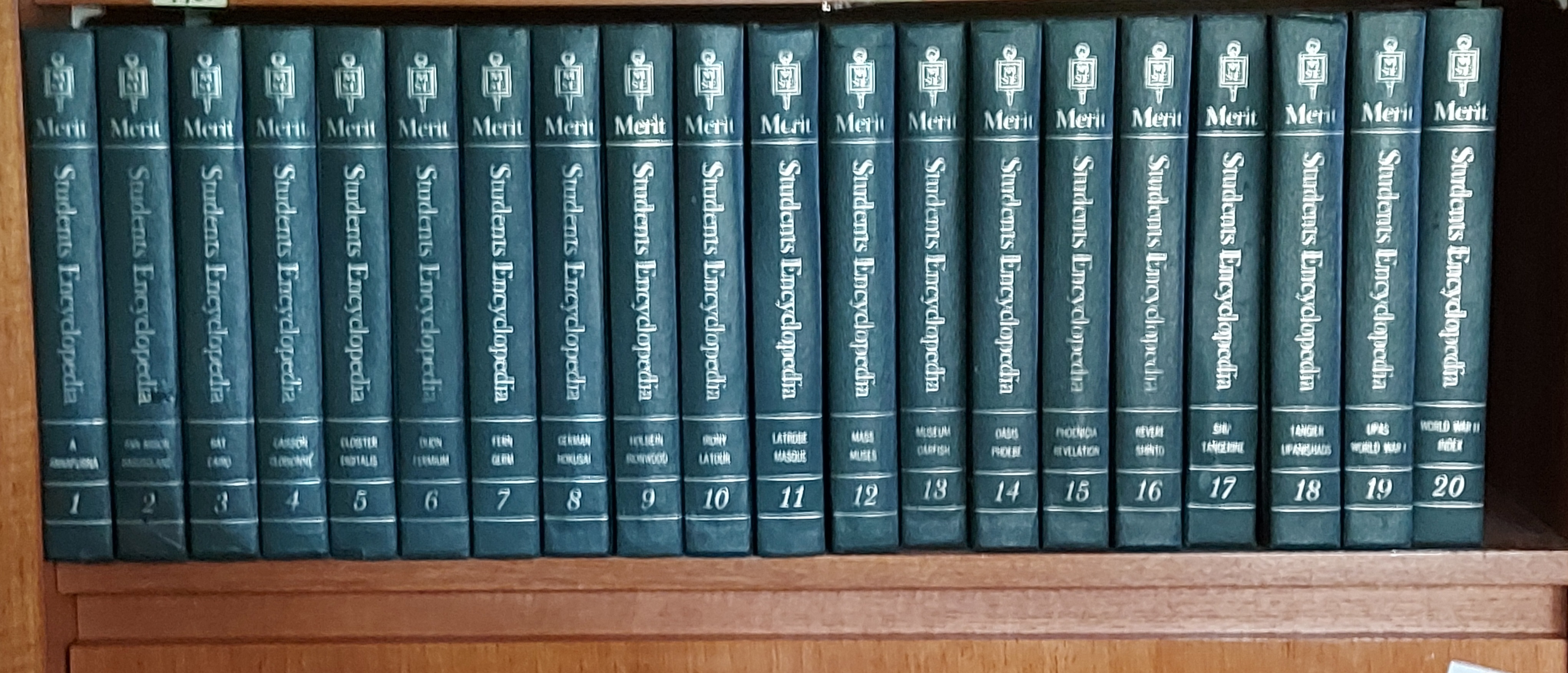 Merit Students Encyclopedia Set - 20 Volumes by Various