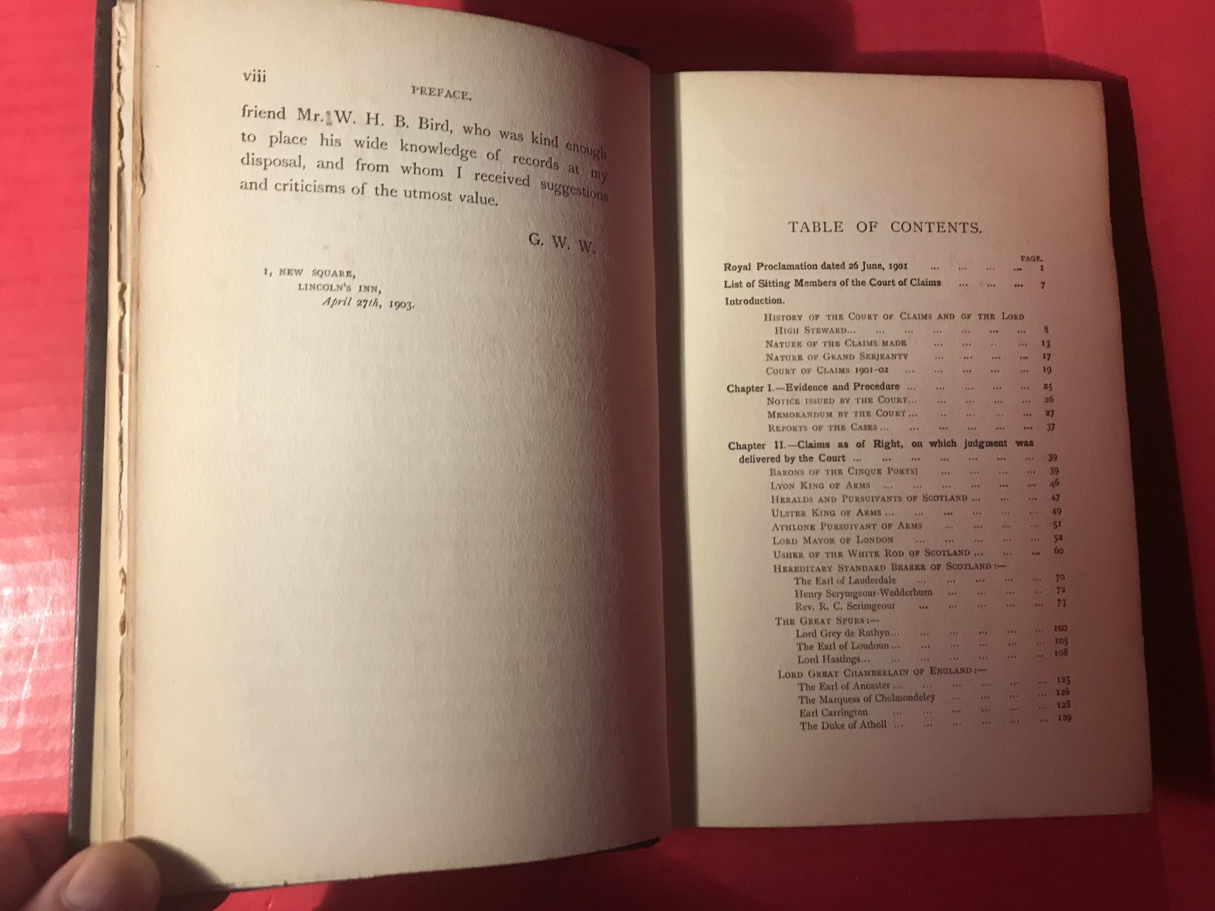 Coronation of King Edward VII: The Court of Claims Cases and Evidence Coronation of King Edward VII: The Court of Claims Cases and Evidence