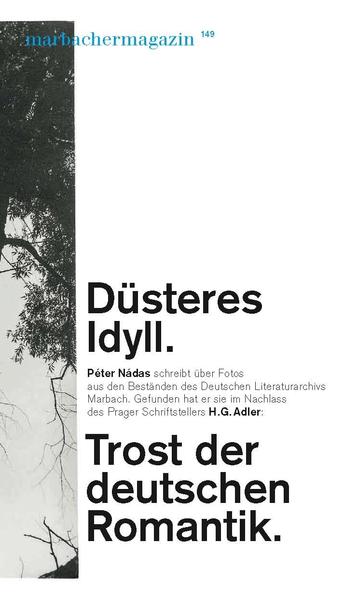 Düsteres Idyll: Trost der deutschen Romantik (Marbacher Magazin: 1986 ff.) - Nádas, Péter