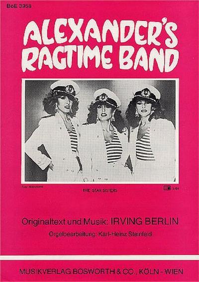 Alexander's Ragtime BandEinzelausgabe (dt/en) - Irving Berlin