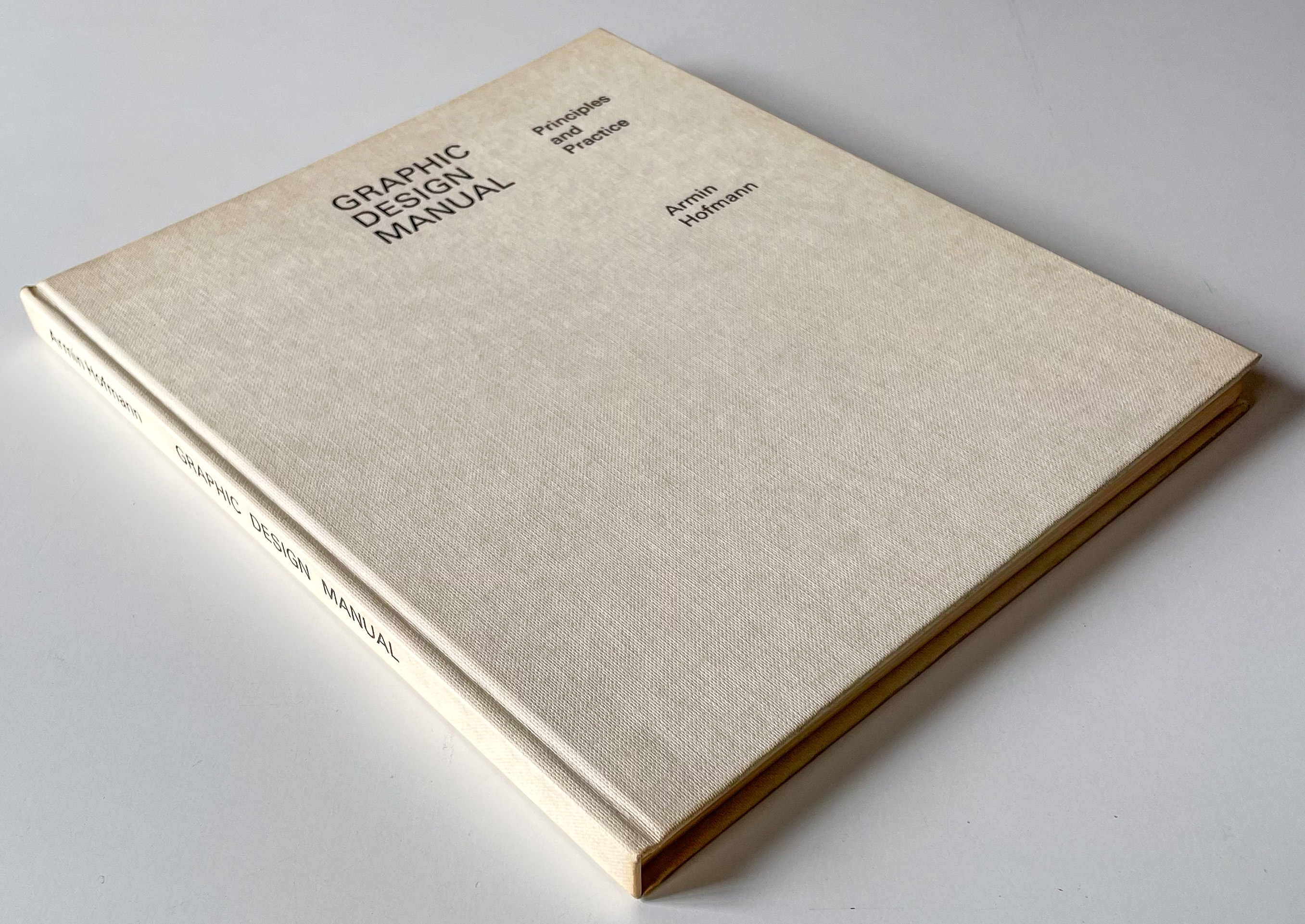 Graphic Design Manual by Armin Hofmann, Georg Nelson
