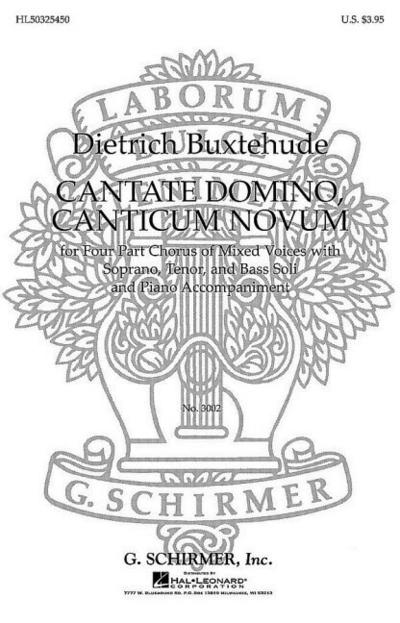 CANTATE DOMINO CANTATE NOVUM - Buxtehude, Dietrich