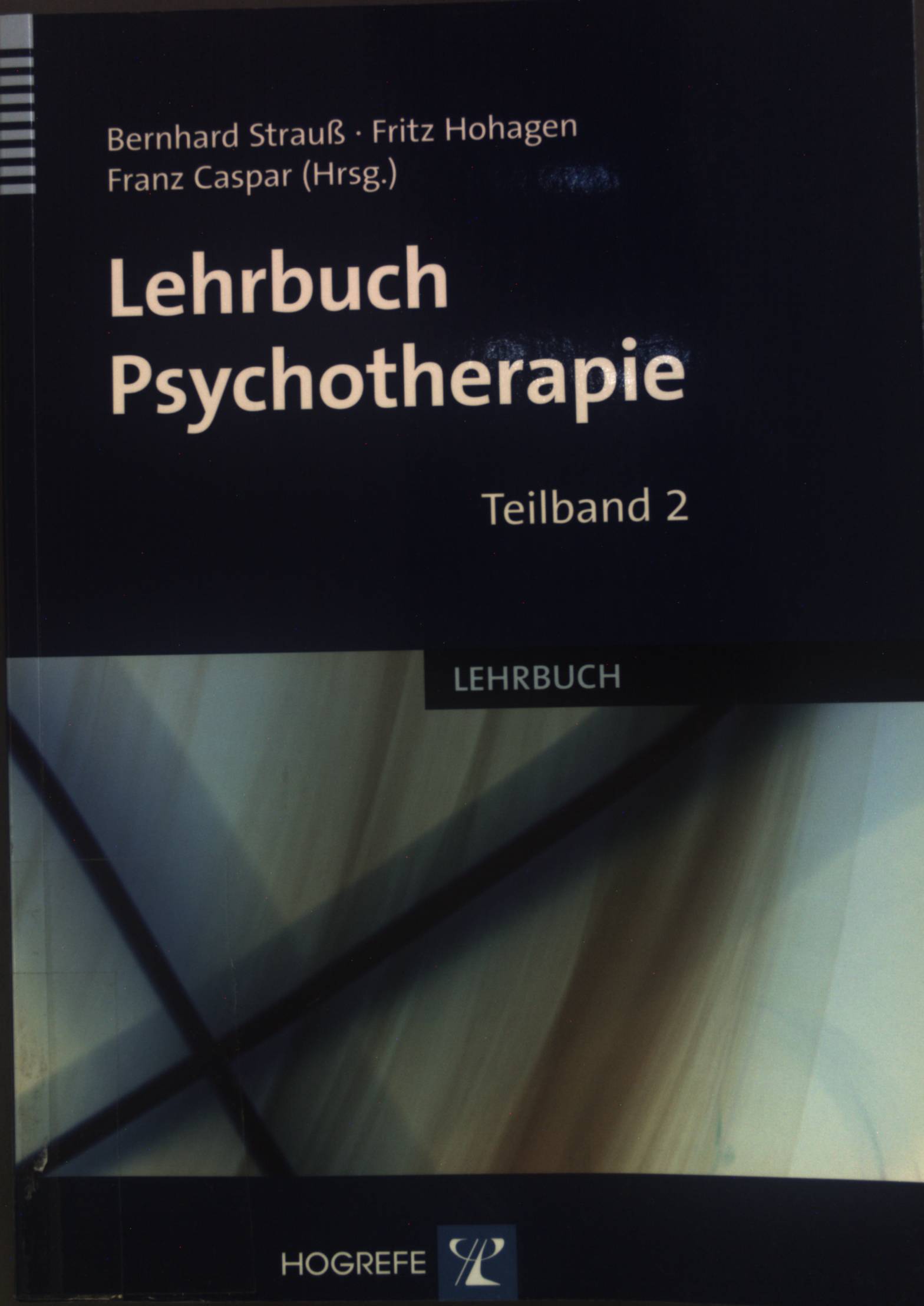 Lehrbuch Psychotherapie, Teilbd. 2 - Strauß, Bernhard, Fritz Hohagen und Franz Caspar