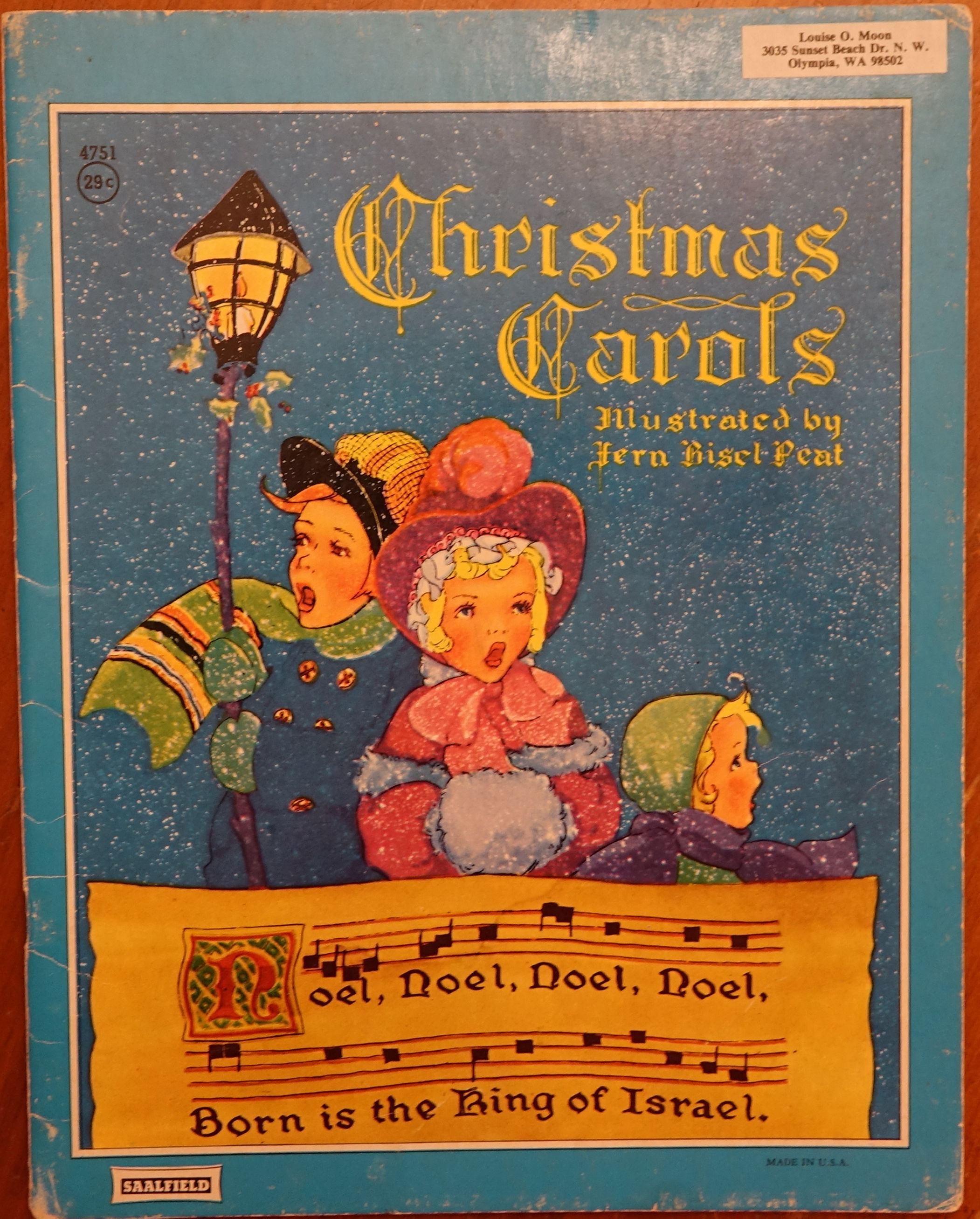 Christmas Caols - Peat, Frank Edwin - Compiler and arranger