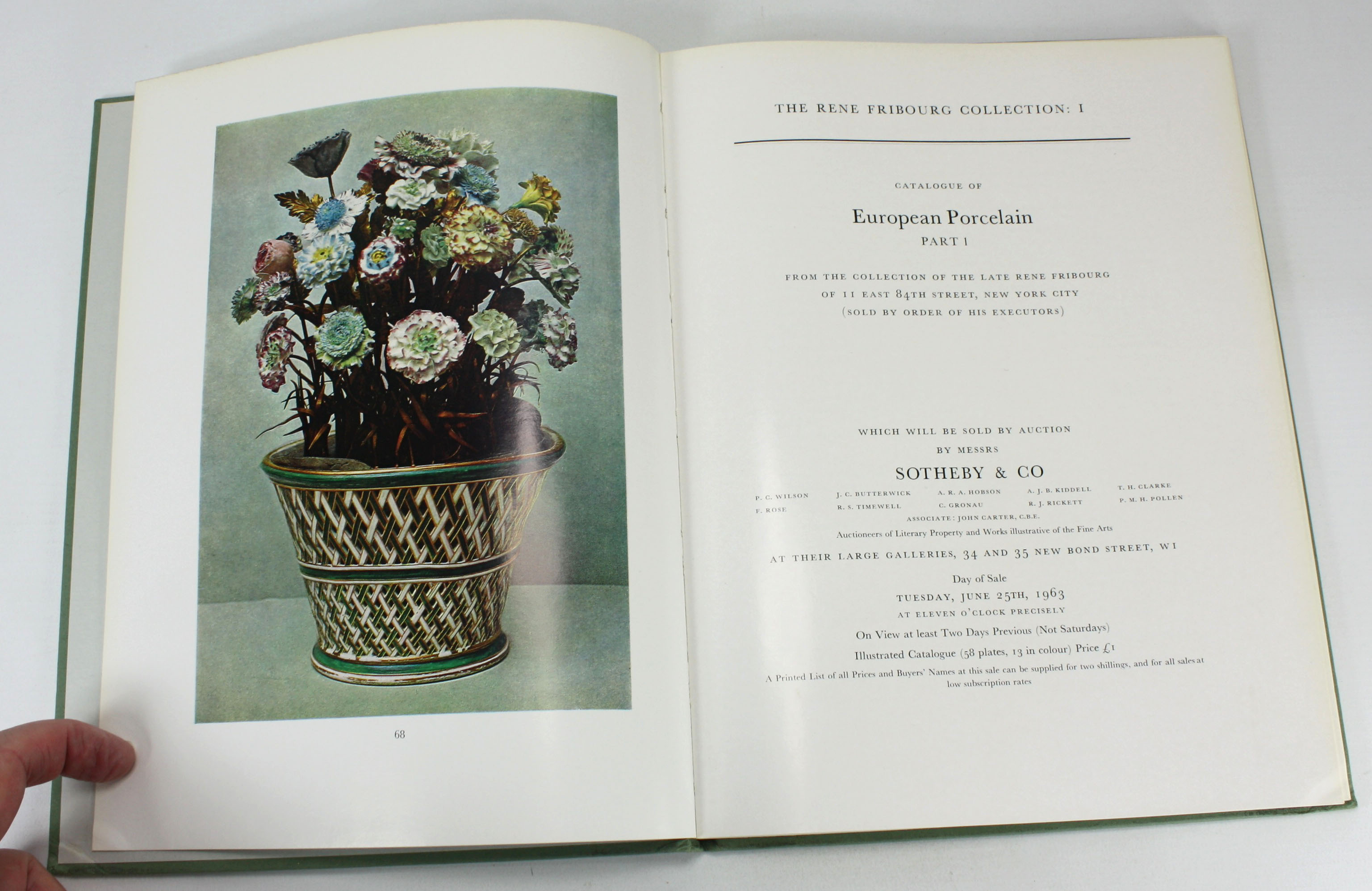 The Rene Fribourg Collection, Sotheby & Co, 1963, 4 Volume