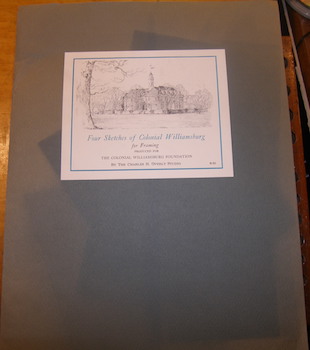 Four Sketches Of Colonial Williamsburg for Framing. by Charles H