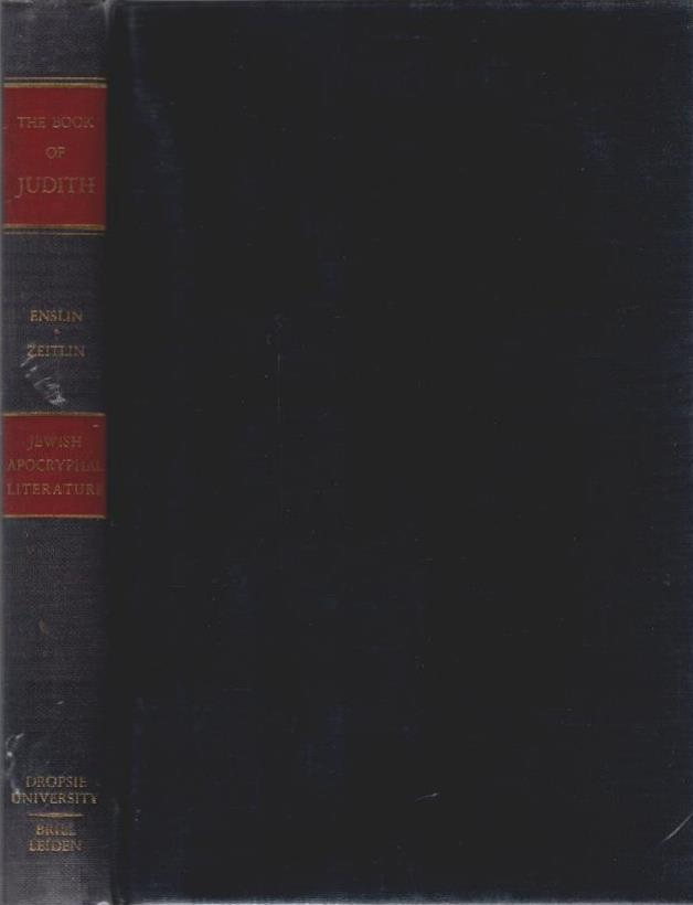 The book of Judith: Greek text with an English translation, (Jewish apocryphal literature) - Enslin, Morton Scott