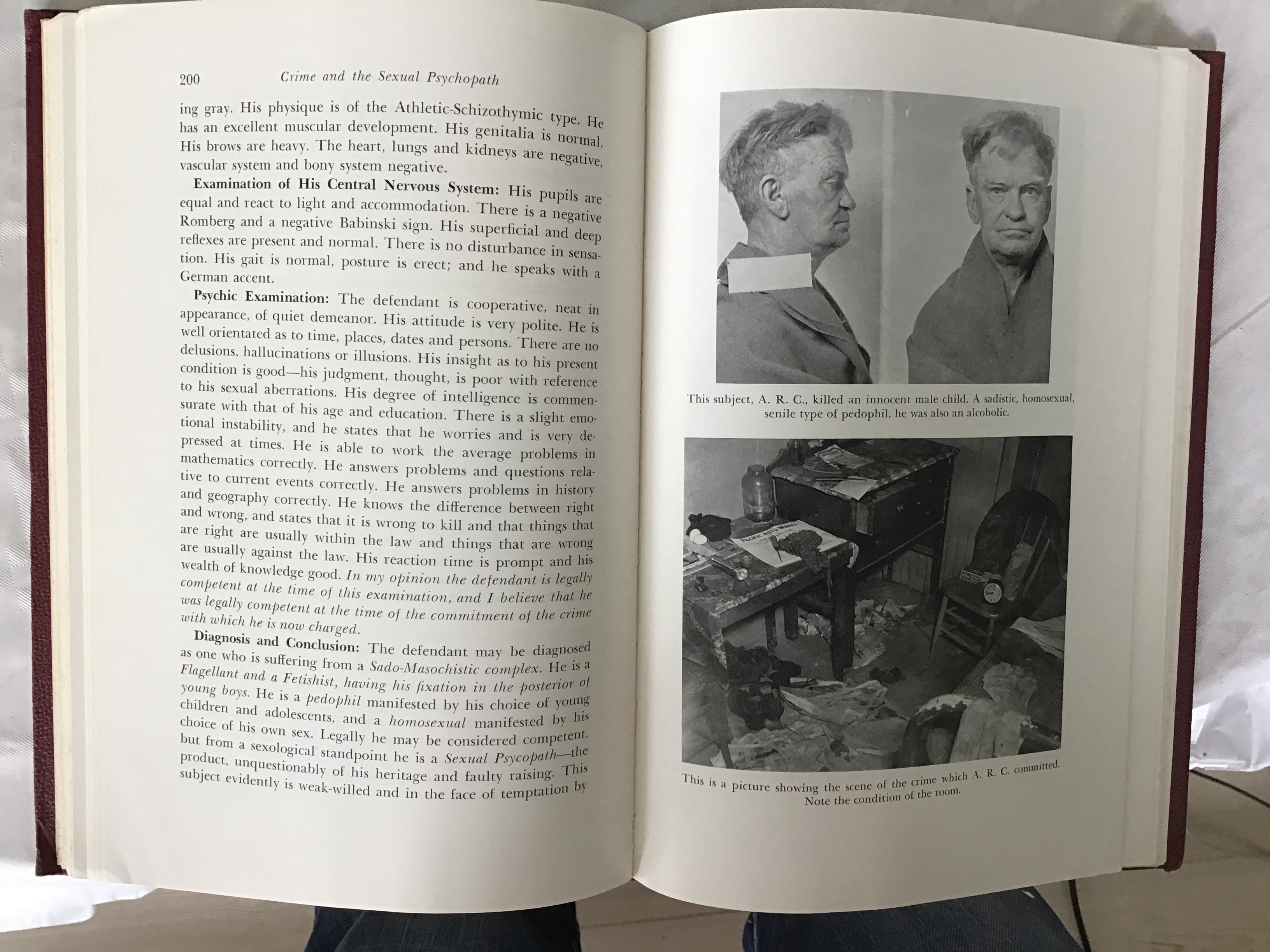 Crime and the sexual Psychopath by J.Paul de River: Fine Crime and the sexual Psychopath by J.Paul de River: Fine