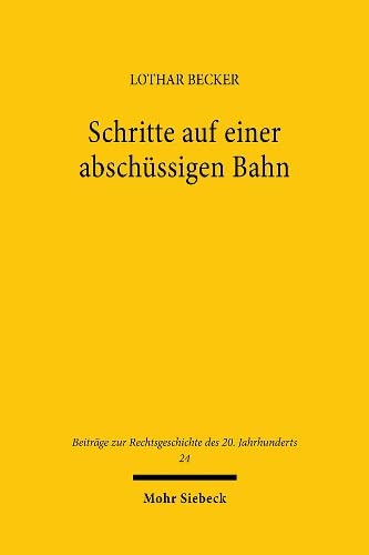 Schritte auf einer abschüssigen Bahn