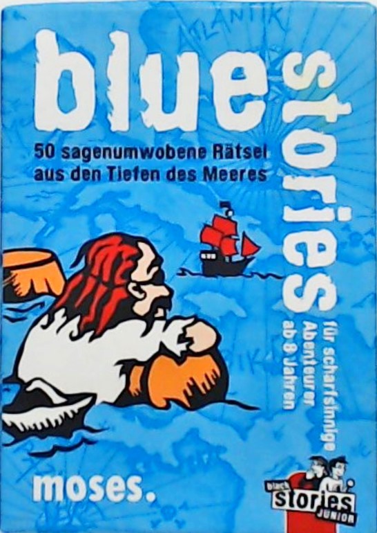 moses. black stories Junior blue stories | 50 sagenumwogene Rätsel | Das Rätsel Kartenspiel für Kinder - Köhrsen, Andrea und Andrea Köhrsen