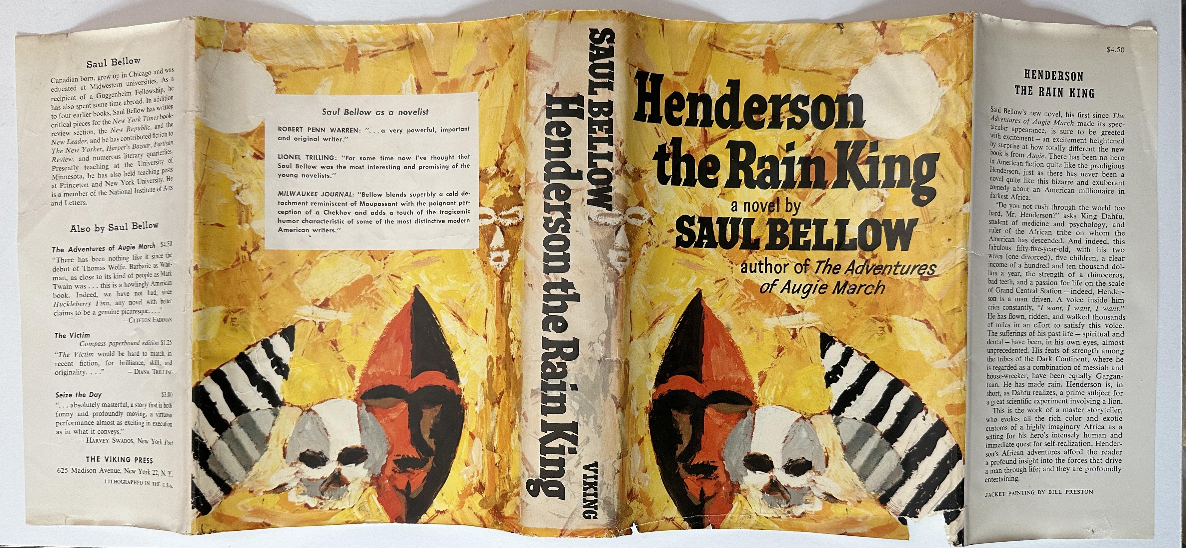 Henderson the Rain King Saul Bellow [Fine] [Hardcover]