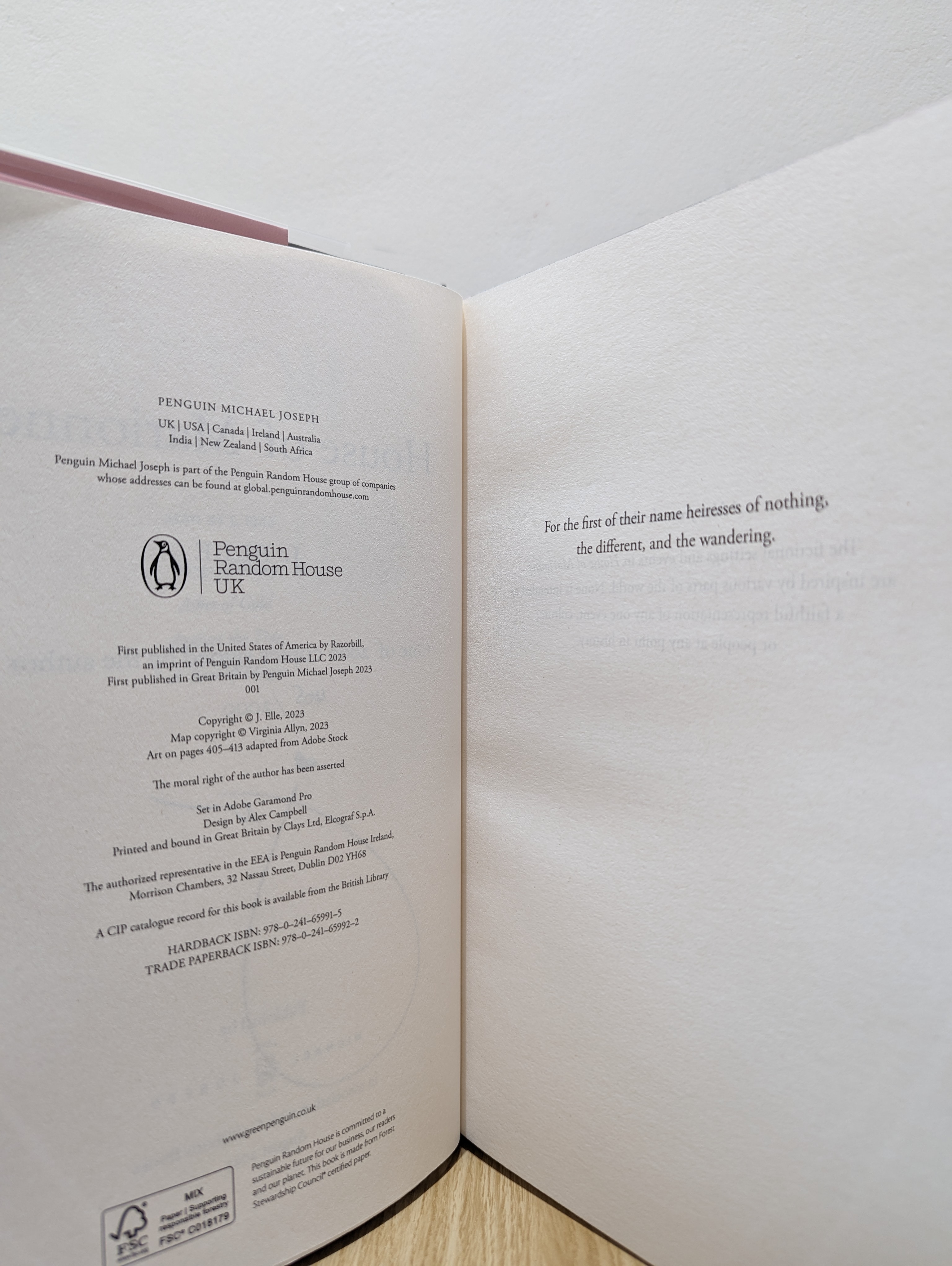 The House of Fortune (Signed First Edition with sprayed edges) by