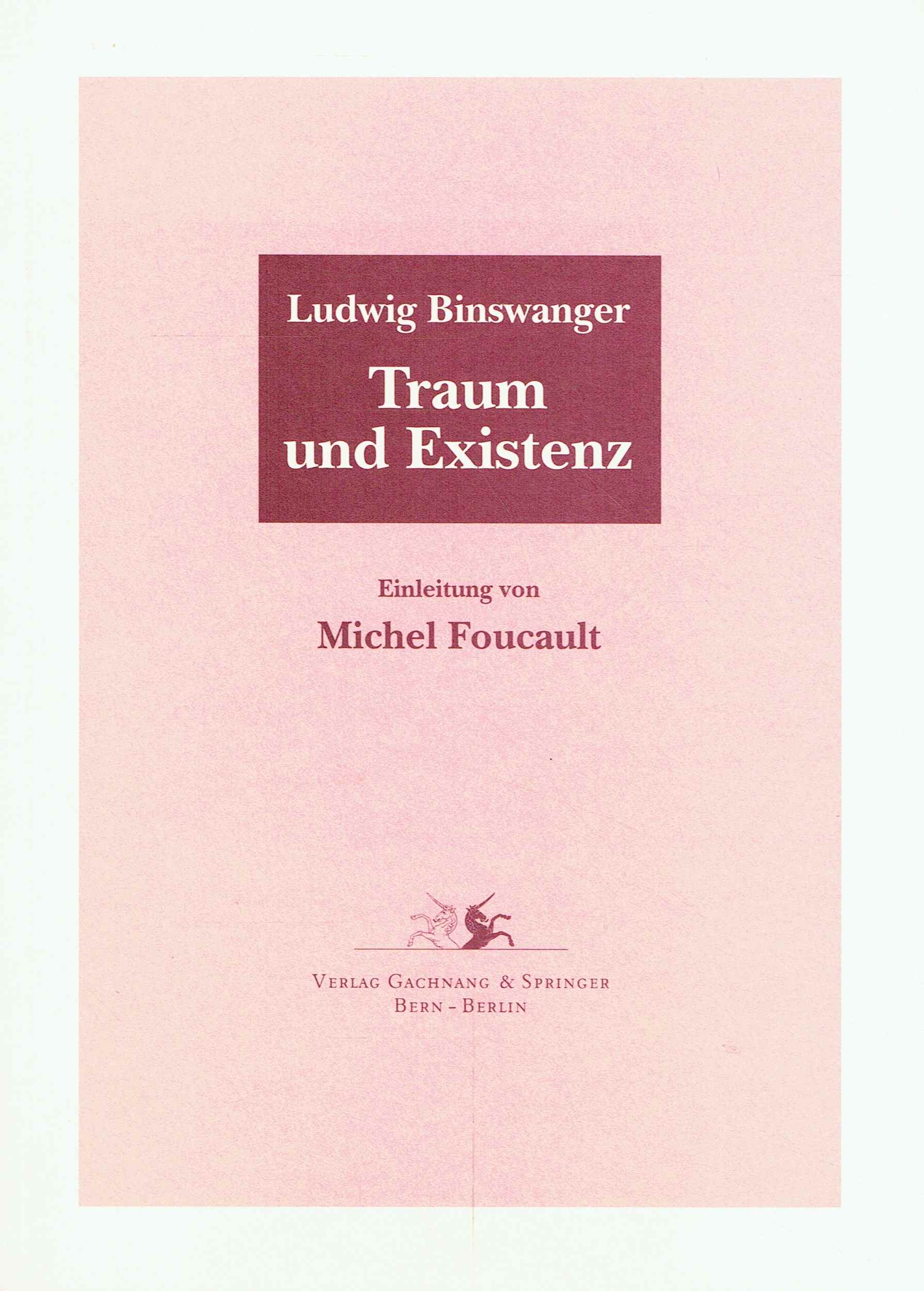 Traum und Existenz. - Binswanger, Ludwig