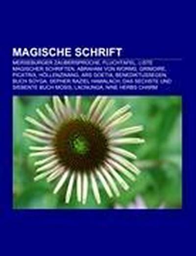 Magische Schrift - Books LLC