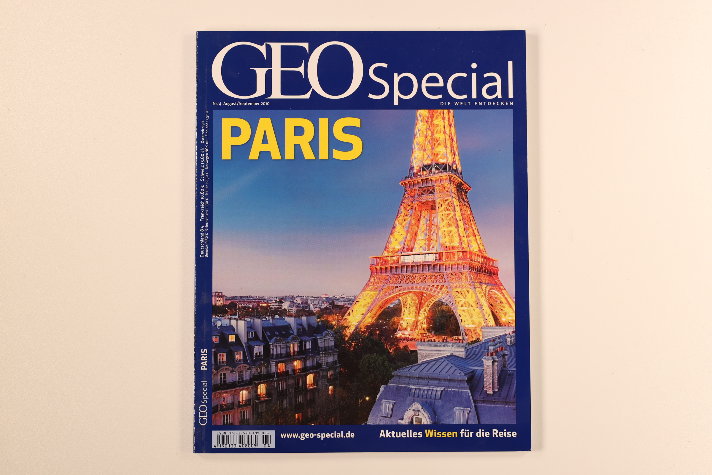 GEO SPECIAL 4 2010. Paris - [Hrsg.]: Kucklick, Christoph;