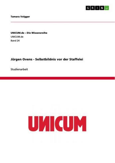 Jürgen Ovens - Selbstbildnis vor der Staffelei - Tamara Volgger