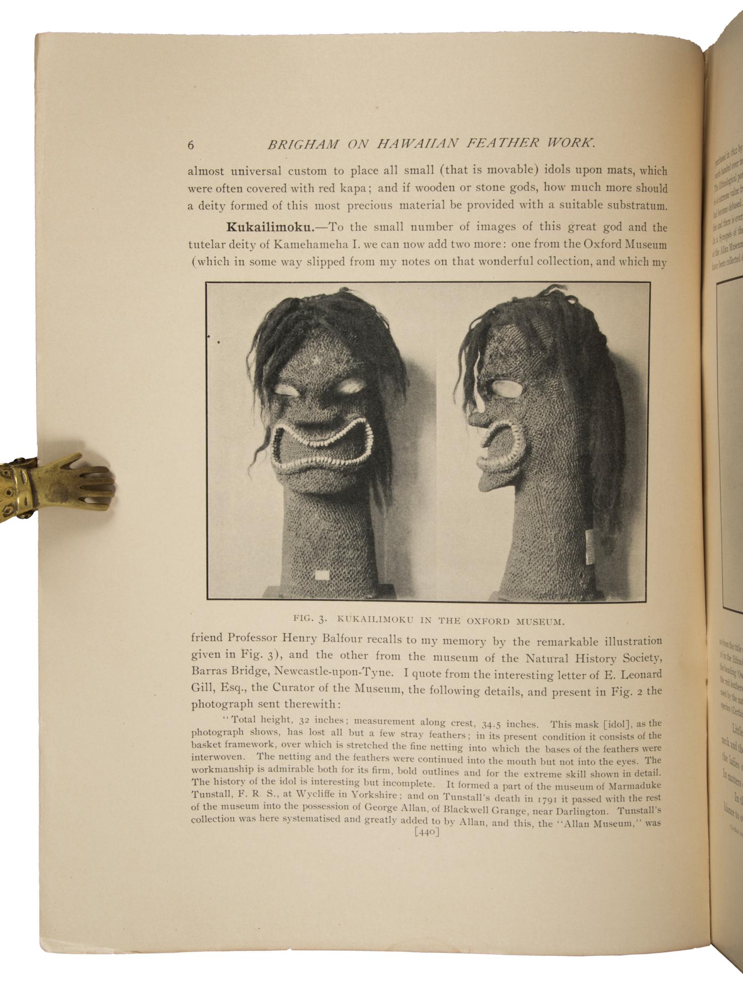 Three early studies on Hawaiian feather work: 'Hawaiian