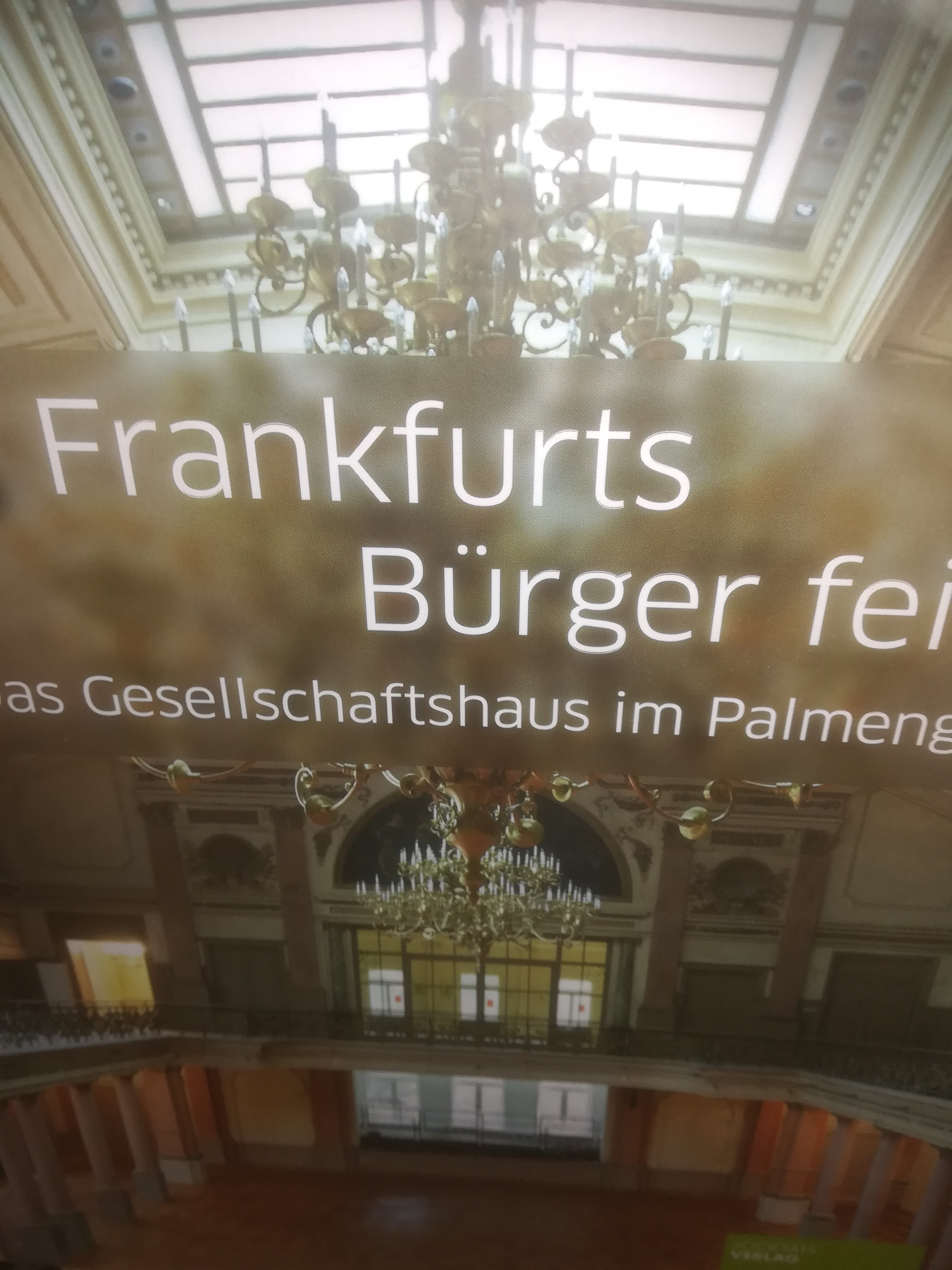 Wo Frankfurts Bürger feiern, das Gesellschaftshaus im Palmengarten - Börchers Sabine