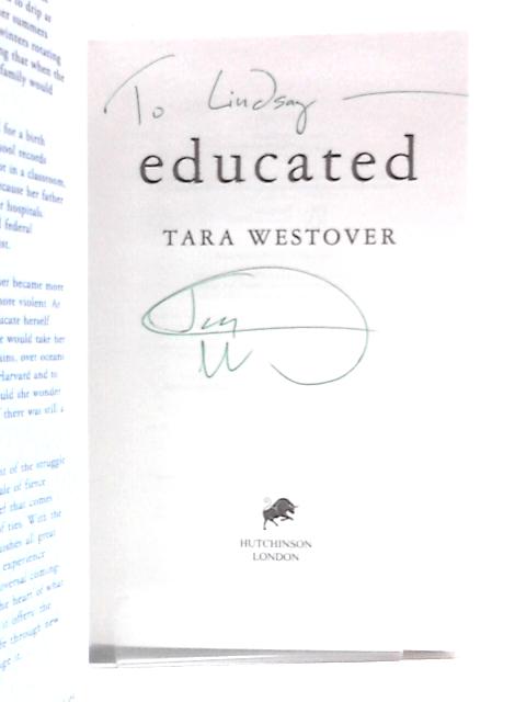 Educated Tara Westover [Good] [Hardcover]