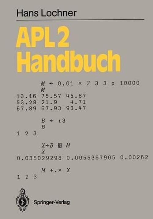 APL2-Handbuch (Paperback) - Hans Lochner